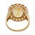 1990s 11 Carat Oval Citrine & Round Citrine Halo 14k Yellow Gold Vintage Cocktail Ring, Size 9.75 For Sale In Miami - Image 6 of 7