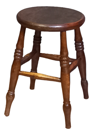 Antique Windsor Stool, 1700s