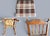 Burgundy Vintage Dixie Dinette Side Chair-Plaid Upholstered-Colonial Revival-Farm-Desk For Sale - Image 8 of 11