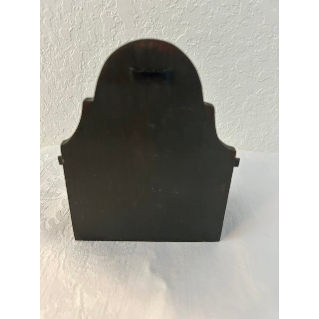 1980s Vintage Hanging Wood Shaker Salt Box For Sale - Image 5 of 8