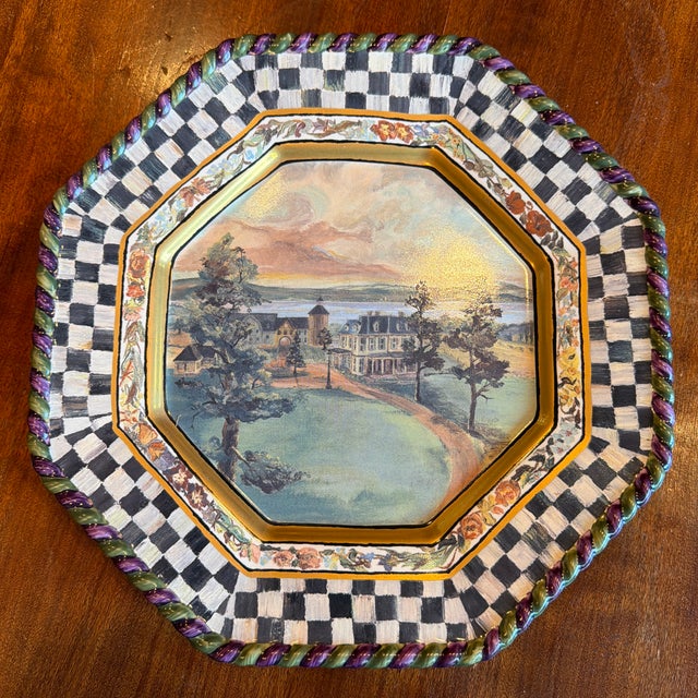 American 1990s MacKenzie-Childs MacLachlan Dinner Plates, Set of Six Second Edition 1991 For Sale - Image 3 of 5