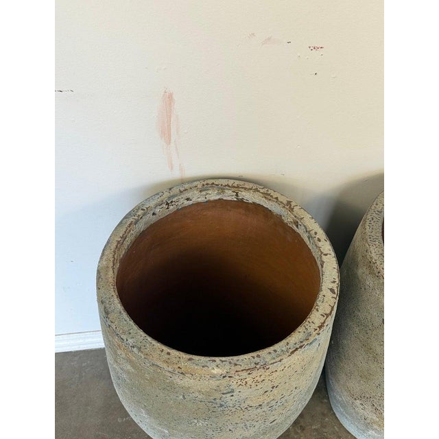 Atelier Vierkant Style Terra Cotta Planters-Pair For Sale - Image 9 of 11