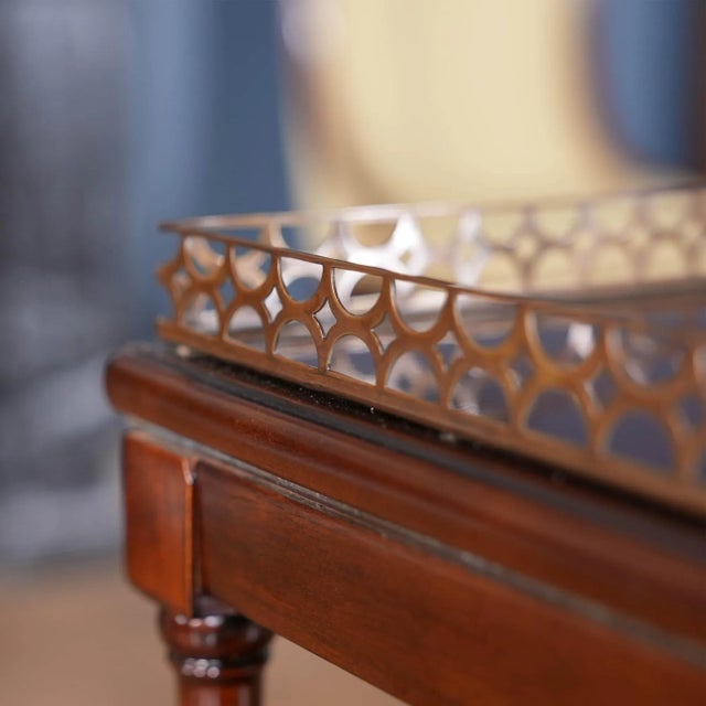 Brown Niagara Furniture Two Drawer End Table For Sale - Image 8 of 12