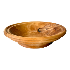 Late 20th Century Lathe Turned Alaskan Birch Bowl