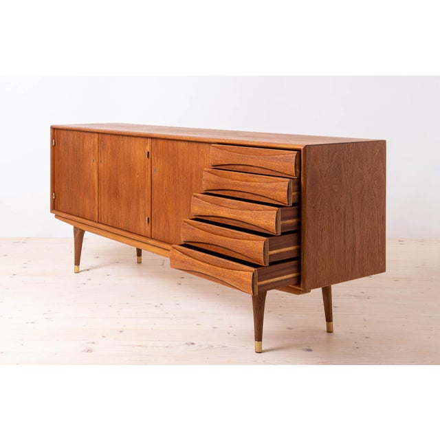 1950s Teak Sideboard by Sven Andersen, 1950s For Sale - Image 5 of 11