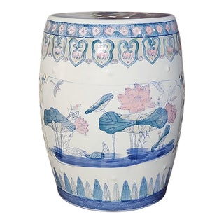 Mid 20th Century Large Chinese Garden Stool For Sale
