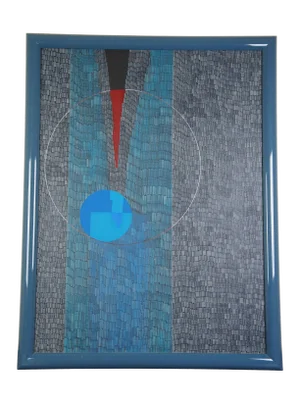 1980s Eric Ernst Better to Say Goodnight Acrylic Painting