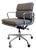Eames for Herman Miller Aluminum Group Soft Pad Management Chair – Gray Leather For Sale