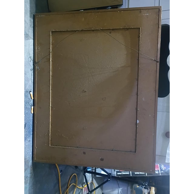 This striking original mixed-media work is a quintessential example of the "rough boldness" that defined the mature career...