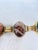 Mid‑Century Carved Semi-Precious Gemstone Scarab Bracelet • 12k Gf Clasp • Egyptian Revival For Sale - Image 9 of 13