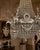 1980 French Artisan Louis XVI Silver Bronze Chandelier For Sale - Image 4 of 17
