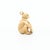 Gold Vintage English 9ct. Gold Figural Monkey or Chimpanzee Charm for a Bracelet For Sale - Image 8 of 14