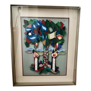 Framed Mordechai Rosenstein Layered Pop Art For Sale
