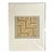 Vintage Geometric Tile Pattern Serigraph For Sale
