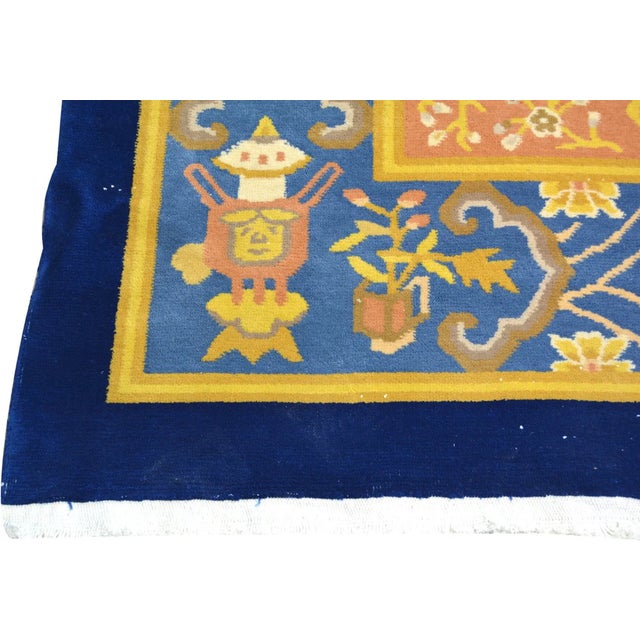 Art Deco Vintage Chinese Art Deco,10'07'' X 14'02'' For Sale - Image 3 of 6