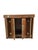 Vintage Chinese Elm Campaign-Style Cabinet With Brass Hardware For Sale - Image 10 of 11