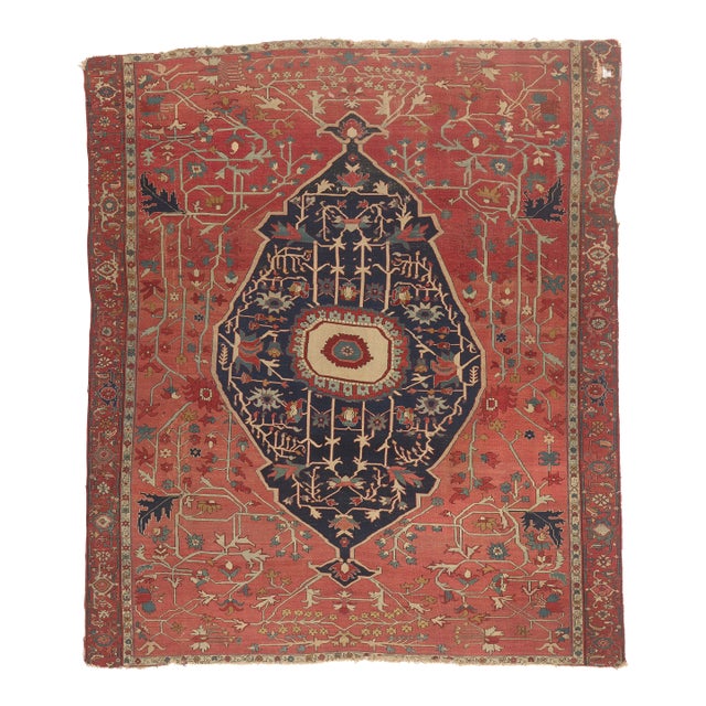 Late 19th Century Persian Serapi Rug, 08'07 X 10'00 For Sale