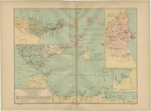 Map of Spanish Possessions in North Africa, 1903
