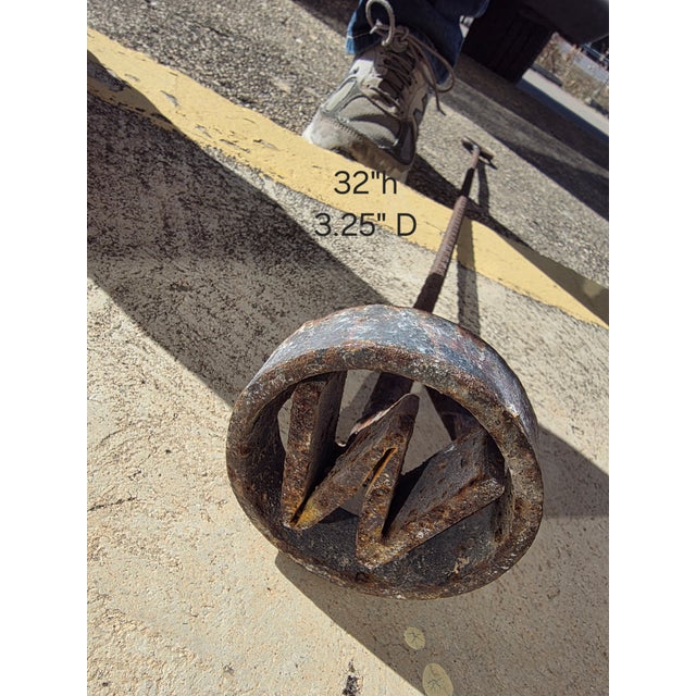 Farmhouse Vintage Branding Iron W or M For Sale - Image 3 of 8