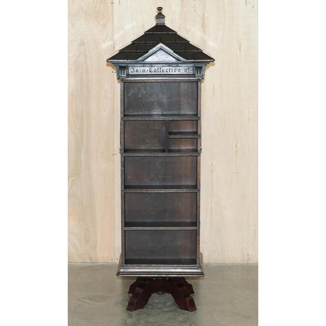 Antique Tabard Inn Revolving Bookcase by Seymour Easton For Sale - Image 13 of 18
