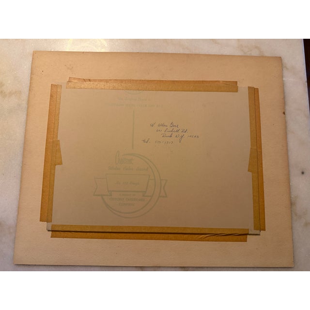 American 1967 H. Allen Gore Watercolor - Kodak Illustrator New York Farm Landscape - Matted - Set of 2 For Sale - Image 3 of 13