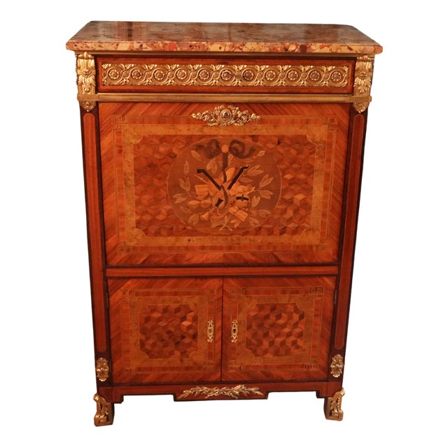 Louis XVI Secretary with Musical Attributes For Sale