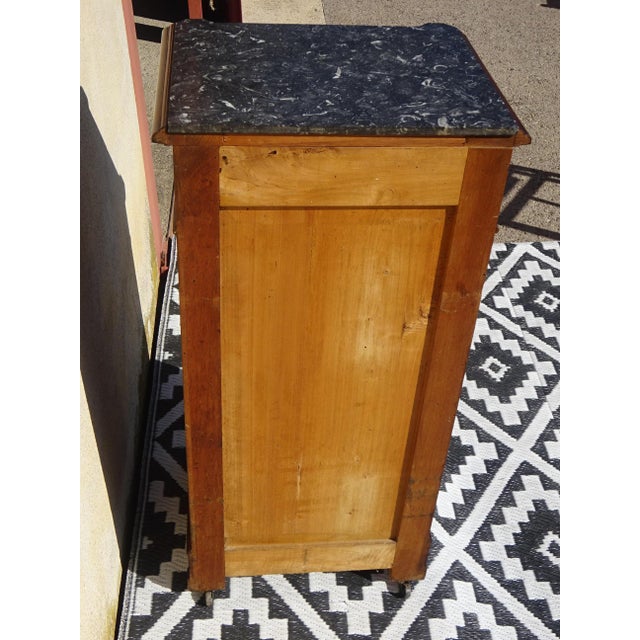 Antique Louis Philippe Bedside Table with False Drawers For Sale - Image 14 of 17