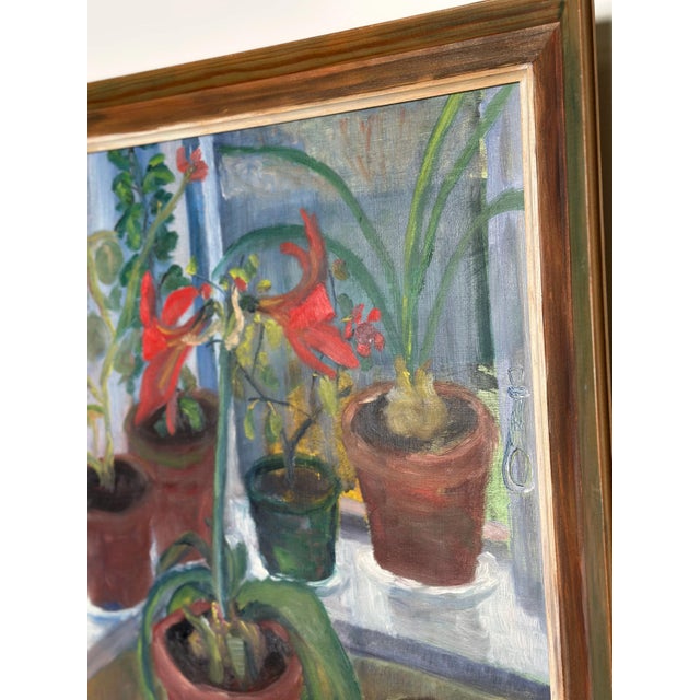 R. Eriksson, Plant Pots, 1960s, Oil on Panel, Framed For Sale - Image 9 of 16