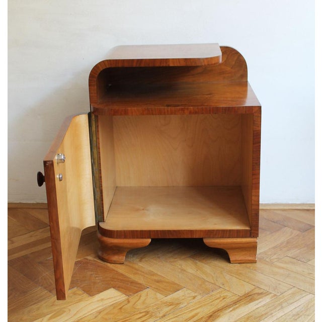 Vintage Art Deco Bedside Table, 1930s For Sale - Image 13 of 16