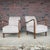 Modern Pair of Restored European Modern Lounge Chairs in Teddy Mohair Style Fabric For Sale - Image 3 of 12