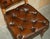 Antique Regency Brown Leather & Oak Chesterfield Desk Chair, 1820s For Sale - Image 13 of 18