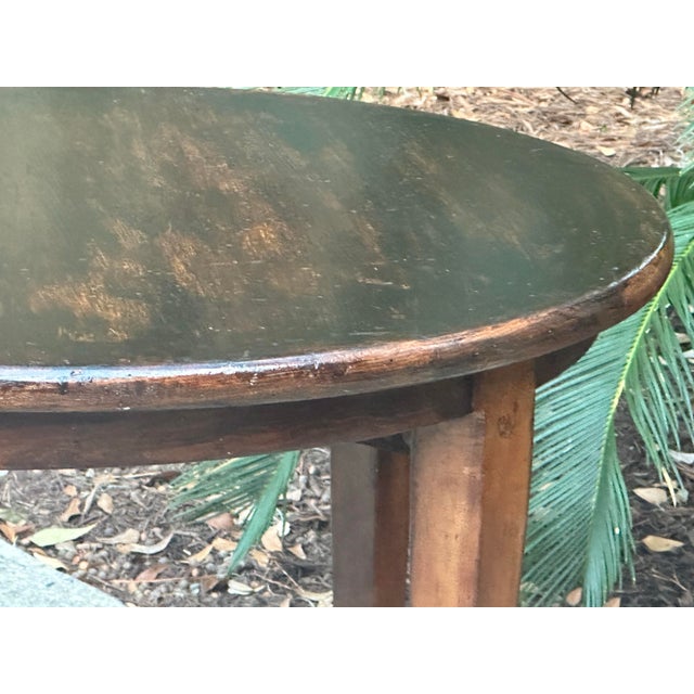 Early 20th Century Round Tavern Table, Small Dining/Pub Table, Dark English Oak For Sale - Image 5 of 12