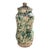 19th Century Italian Yeast Jar With Lid From Grottaglie, Puglia — Green Splash Glaze For Sale