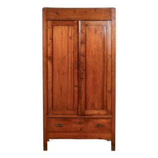 Rustic Italian Wardrobe with Chest of Drawers For Sale