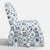 Not Yet Made - Made To Order Ashburn Ruffle Slipper Chair in Delft Print For Sale - Image 5 of 7