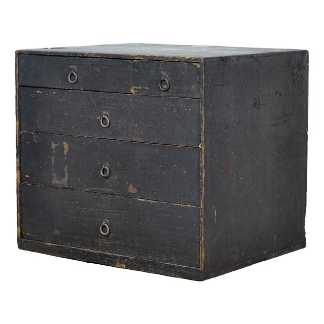 Small Antique Japanese Chest of Drawers, 1900 For Sale