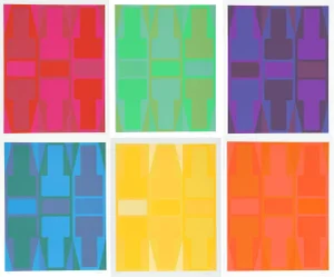 Arthur Boden T-Series - Suite of Six Silkscreens circa 1970