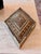 Antique Middle Eastern Marquetry Jewelry Box With Brass Inlay, Circa 1920 For Sale - Image 10 of 13