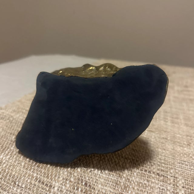 Rams Vintage Sculpture – Trio of Vintage Rams Sculpture on Textured Mountain Base For Sale - Image 4 of 6