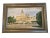 1980’s French Oil on Canvas Still Life “Basilica of Paray-Le-Movial” by Artist J. Woodward. This lovely painting is in...