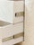 Wood Post Modern White Vintage Nightstand For Sale - Image 7 of 12