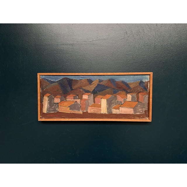 Johan Lundgren, Cityscape, 1952, Oil Painting on Canvas, Framed For Sale - Image 17 of 18
