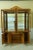 Brown Hickory White Biedermeier Style Satinwood China Cabinet For Sale - Image 8 of 13