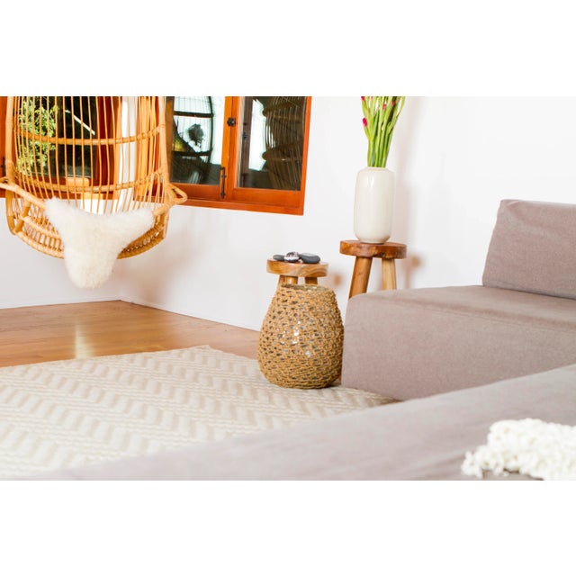 Exquisite Rugs Sutton Hand loom Wool Linen Rug-14'x18' For Sale - Image 9 of 11