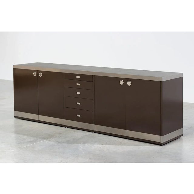 Large Modernist Sideboard, 1970s For Sale - Image 11 of 11