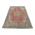 Tabriz Rug 9’5” X 12’11” Pink Wool Vintage Distressed Hand-Knotted Carpet For Sale