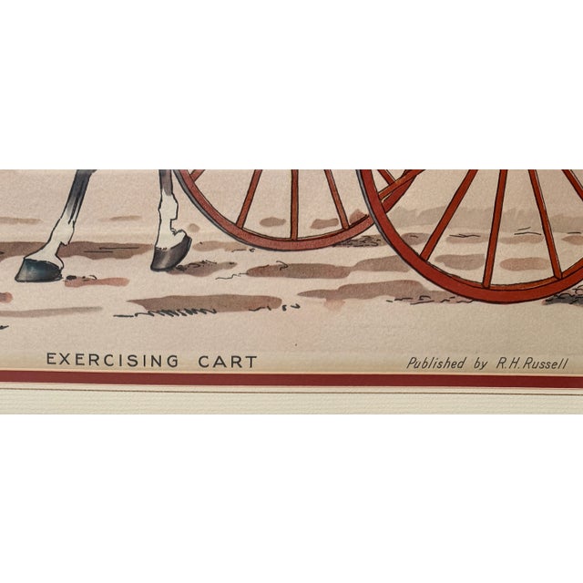 Early 20th Century Antique Equestrian Chromolithograph, Edward Penfield, Circa 1900, Framed For Sale - Image 5 of 6