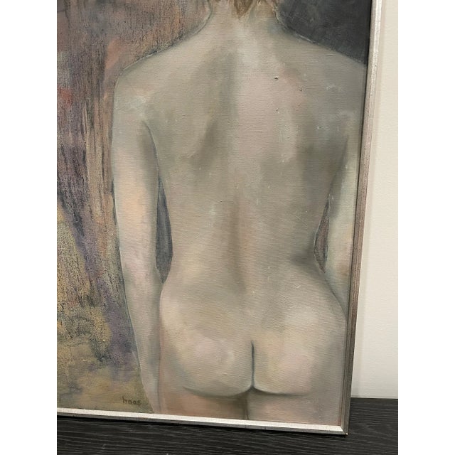 Abstract "Nude No. 89" Expressionist Figurative Oil Painting For Sale - Image 3 of 6