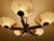 Metal Art Deco Pendant Light in Wood and Glass, 1930s For Sale - Image 7 of 18