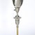 Silver Classical Hollywood Regency Silvered Bronze Torchiere For Sale - Image 8 of 12